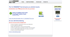 Desktop Screenshot of 123rewardscard.com
